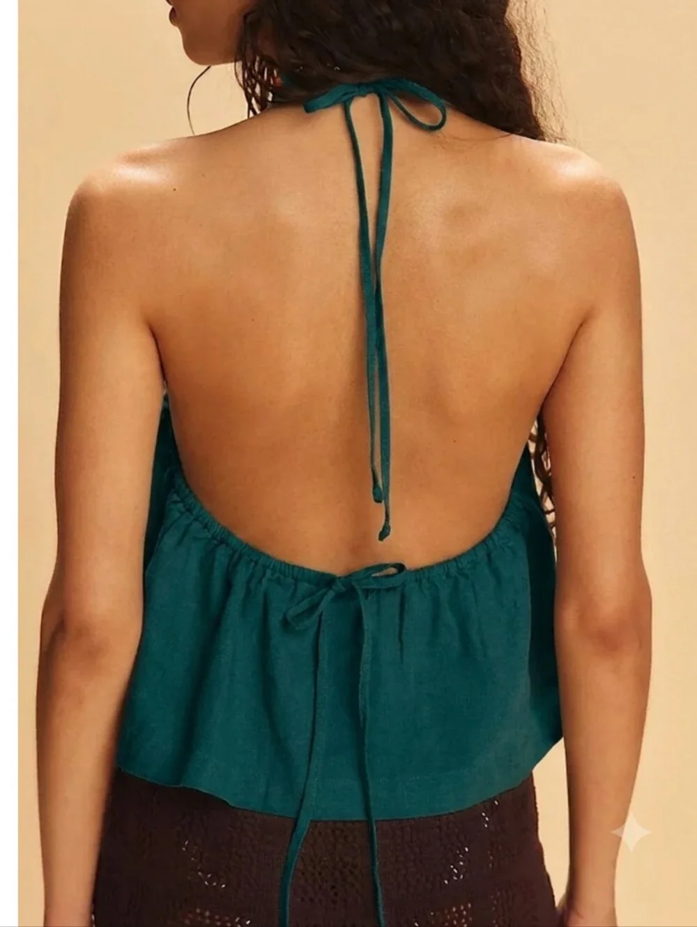 Free People Free-Est Melted Away Cotton-Linen Top